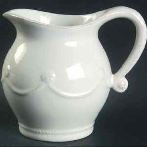 Juliska White Ceramic Pitcher